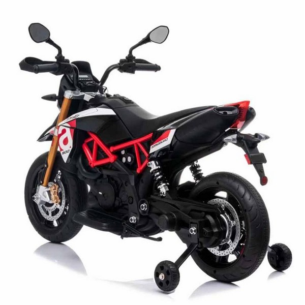 Продукт Акумулаторен мотор Aprilia Dorsoduro 900, 12V с меки гуми и помощни колела - 0 - BG Hlapeta